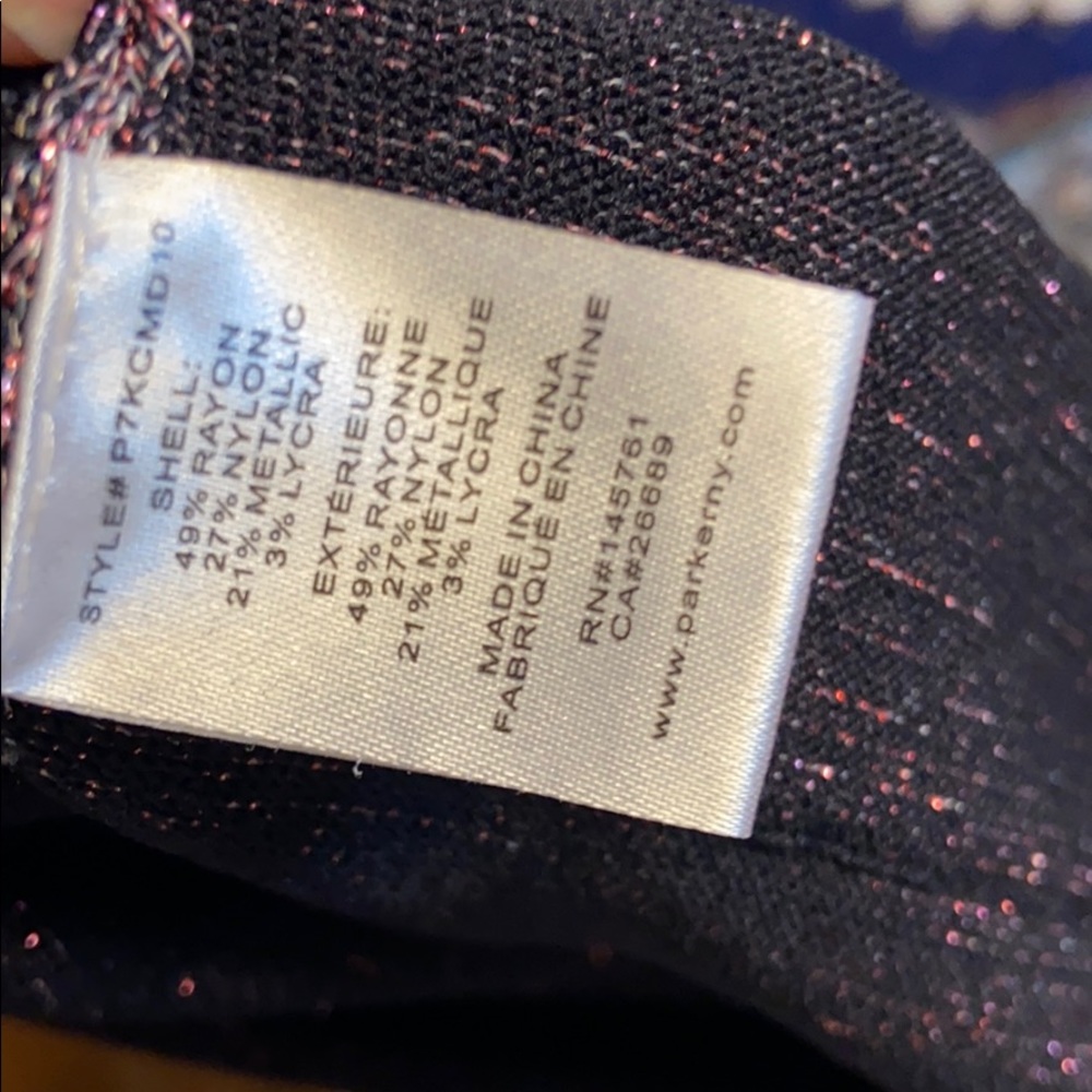 Parker Metallic Colorblock Pattern Mini Dress - image 8